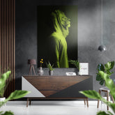 Lion Man Brushed Aluminium Dibond Wall Art.